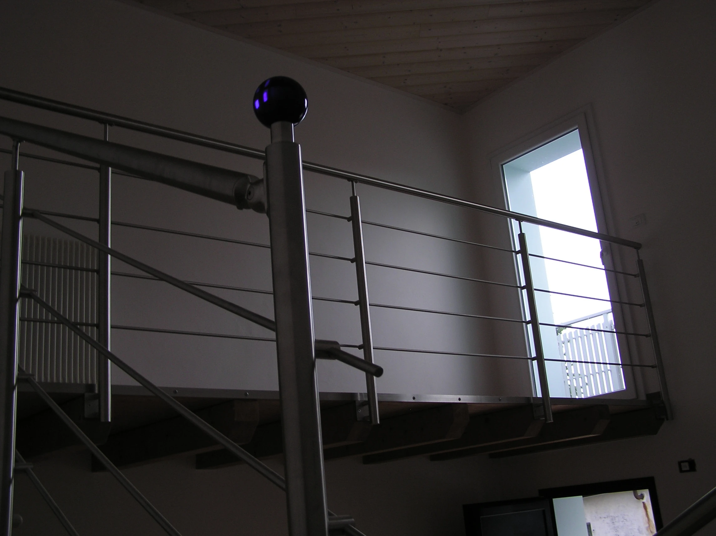 Parapetto interno inox