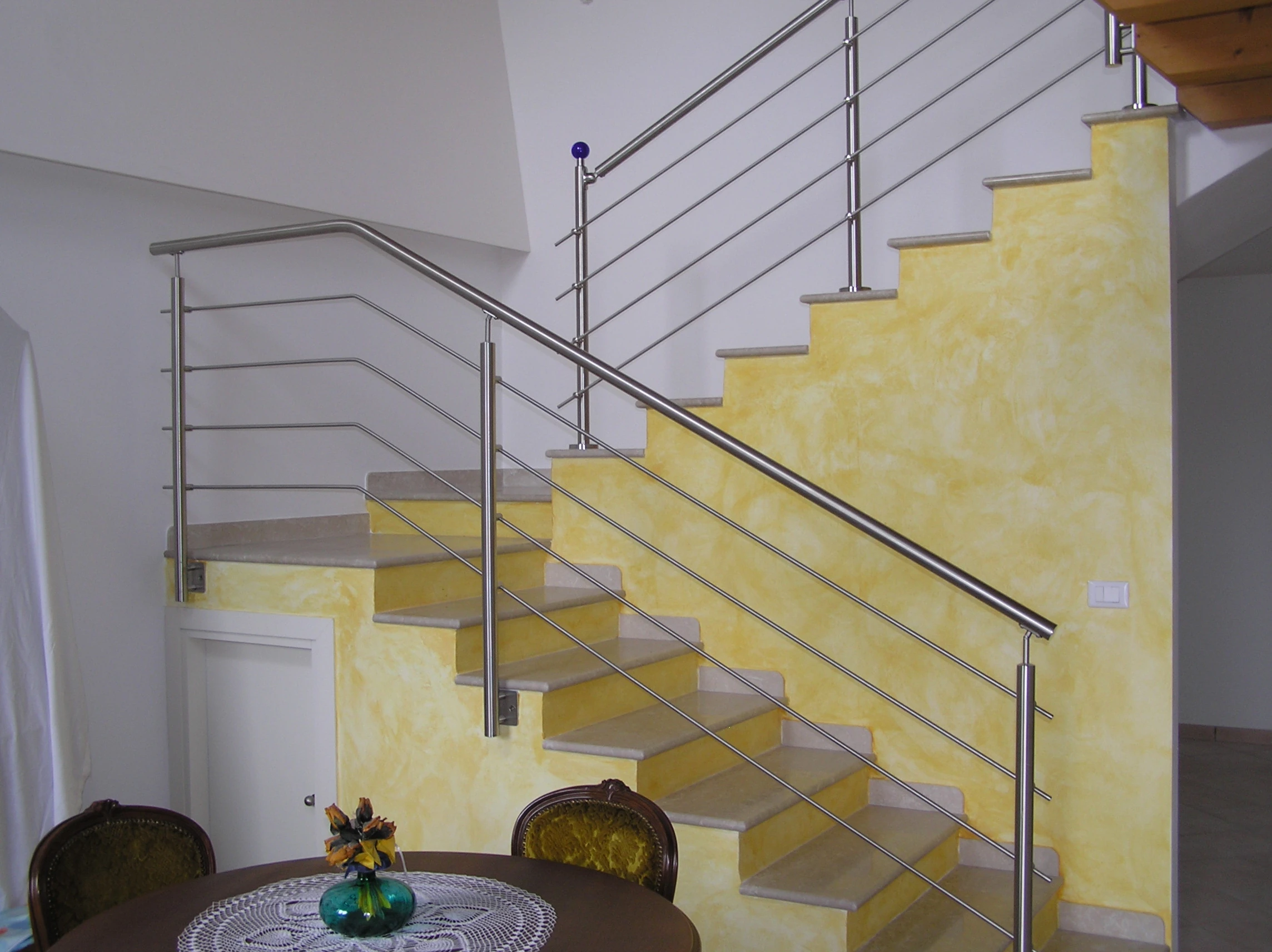 Parapetto interno inox